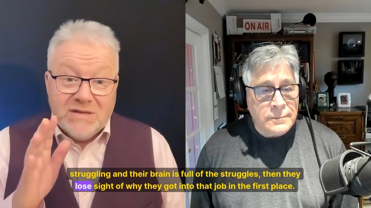 From my Youtube Channel: Stressed out leader at work? Reconnect with your WHY and purpose