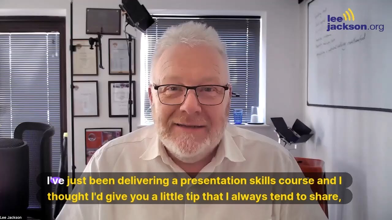 From my Youtube Channel: top presentation tip to help reduce your public s_lee_jackson’s studio.mp4